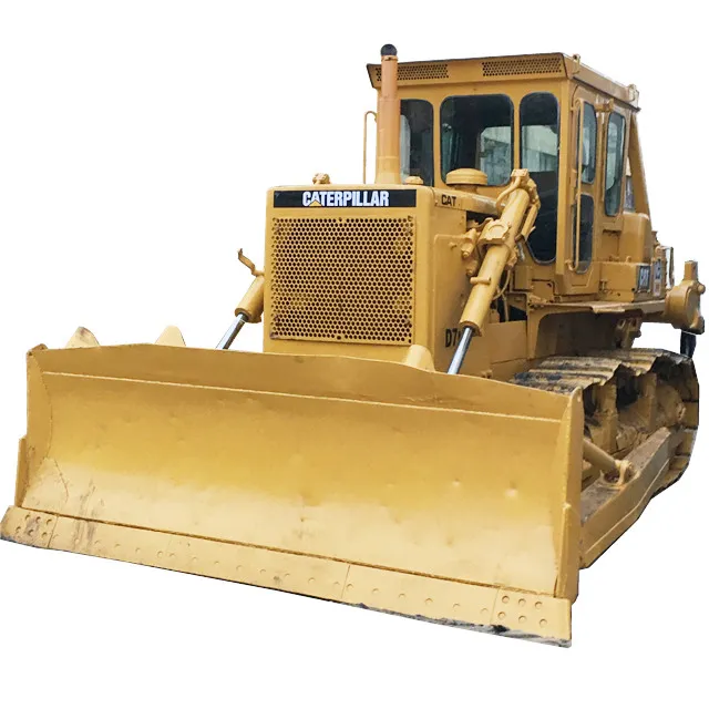 ใช้ Caterpillar D7G Crawler รถแทรกเตอร์มือสอง CAT D7G Bulldozer ใช้ต้นฉบับญี่ปุ่น Bulldozer Caterpillar D7R D7H D7G