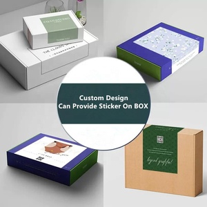 Tùy chỉnh Kraft cứng đóng mở sóng cứng nhắc các tông tuck hàng đầu vận chuyển thư bao bì hộp máy bay cho vải - Product Image 5