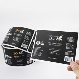 Impresión de Etiquetas Personalizadas para Botellas de Perfume Impermeables, Etiquetas Adhesivas para Productos de Cuidado de la Piel y Champú, Etiquetas Adhesivas para Botellas de Vidrio con Logotipo Cosmético - Product Image 1