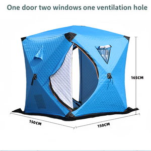 Single-Layer Insulated Ball <b>Tent</b> Outdoor Glamping Ice Fishing Warm Shed 3-4 People Thick Awnings - Product Image 4