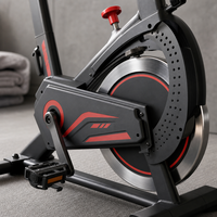 Vélo de spinning 3 couleurs ZBSP-6, directement d'usine, logo personnalisé, charge 120 kg, compact 91,5 cm, vélo d'exercice cardio pour la maison, OEM ODM