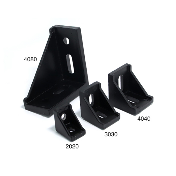 4x 100mm (10.2cm) Angolo Piatto Retto Piastra Staffa - Foto 9