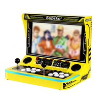 Console de jeu d'arcade miniature 17,3 pouces avec support GBC/MD, résolution 4K, 1 à 2 joueurs