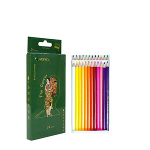 Coffret de crayons de couleur standard Maries - 24 couleurs, qualité artiste, corps en bois, impression numérique, modèle 7524, pour dessin - Product Image 4