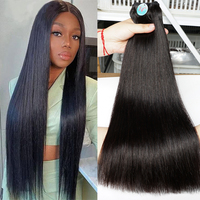 Mechones de extensión de cabello, venta al por mayor, de la más alta calidad, vietnamita, sdd, liso, súper Doble