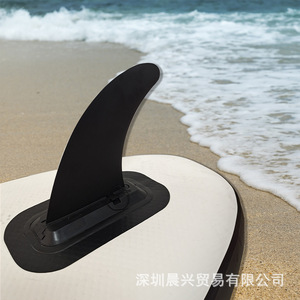 Aileron de planche de surf gonflable UPSURF 8 pouces, en PVC noir, à une seule aile - Product Image 4