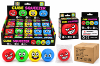 Jouet Squishy Personnalisé Visage Emoji, Doux, à Rebond Lent, Anti-Stress, Balle Sensorielle à Presser, OEM ODM, Vente en Gros, Cadeau, Non destiné aux enfants