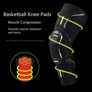 Protège-tibia en élasthanne avec logo personnalisé pour hommes et femmes, protège-tibia de compression pour le basket-ball, le volley-ball et le mollet - Product Image 3