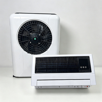 Climatiseur de cabine de camion 12 volts universel, climatisation électrique DC, unité de climatisation split pour semi-remorques, camping-cars, grues, tracteurs, bus, bateaux
