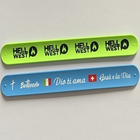 Promotion personnalisé led slap bracelet mignon slap bracelet pour la fête