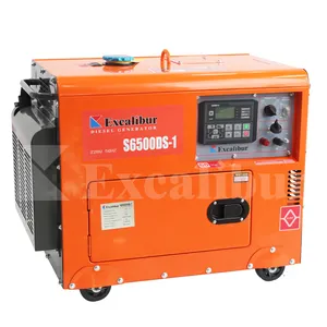 Generator Diesel 7KVA Portabel, Generator Diesel Mulai Otomatis