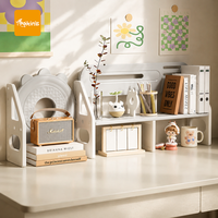 Étagère de lecture pour enfants avec compartiments de rangement, organisateur gain de place pour jouets et livres, présentoir de table, bibliothèque pour enfants