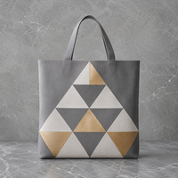 Sac en toile de Noël personnalisé et prêt à l'emploi, en coton recyclé, pour magasin de chaîne, modèle Yule Tone, export populaire