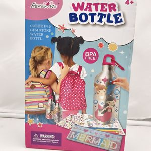 Set di Bottiglie d'Acqua in Metallo da Colorare (Tema SIRENA) per Bambini di 4-6 Anni - Product Image 6