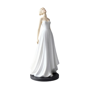 Elegante Statuetta <span class=keywords><strong>Sposa</strong></span> - Scultura Artigianale in Resina Personalizzata, Decorazione Moderna per Soggiorno e Camera da Letto - Product Image 4