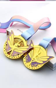 Médailles personnalisées en métal doré Honor Race, gravées et sculptées, pour la natation, le football, le taekwondo, avec votre propre logo, pour les champions prodiges, médailles simples - Product Image 6