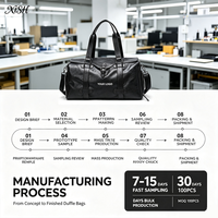 Sac de sport XISHANG personnalisé OEM ODM pour homme avec compartiment à chaussures, séparation sec/humide, grande capacité pour la gym et les courts séjours, bagage de voyage