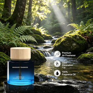 Désodorisant de voiture en bois d'acajou et de teck de haute qualité, écologique, naturel, longue durée, parfum premium pour l'intérieur du véhicule – Fournisseur d'usine - Product Image 3