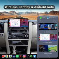 Autoradio 12,3 pouces pour Nissan Petrol Y62 Amada Infiniti QX56 QX80 2010-2022 avec micro intégré, GPS, écran tactile, garantie 1 an