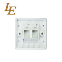 Prise murale Ethernet RJ45 6 ports, plaque de montage murale pour réseau Cat 6 en saillie
