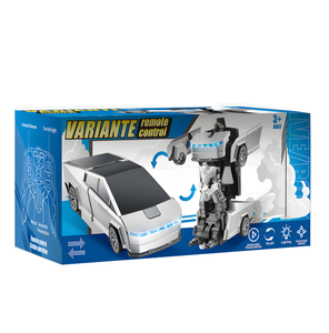 2.4G Có Thể Sạc Lại Ánh Sáng Âm Nhạc Điều Khiển Từ Xa Một Chính Biến Dạng Chuyển Biến RC Robot Changli Xe Điện Đồ Chơi Cho Bé - Product Image 6