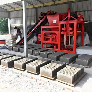 QT4-28 8 inch lồng vào nhau sản xuất gạch xi măng bê tông rỗng Khối Máy Làm tự động - Product Image 6