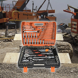 Wetoke 121 cái cờ lê kết hợp thép carbon Bộ cờ lê kết hợp Chrome Bộ cờ lê kết hợp cơ khí chuyên nghiệp hỗ trợ OEM - Product Image 4