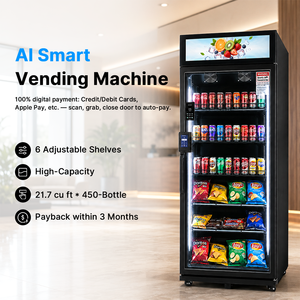 KI-gesteuerter Smart-Kühlschrank Getränkeautomat 24/7 Getränkeschrank mit Fernüberwachung US-Lager Versand in <span class=keywords><strong>3</strong></span> Tagen - Product Image 2