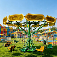 Silla Voladora de Alta Calidad para Parque de Atracciones, 12 Asientos, Divertida, para Niños y Adultos, en Oferta