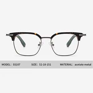 Tầm Nhìn Cộng Với Hot-Bán Retro/Cổ Điển Titan + Acetate Kính Quang Học Khung Cổ Điển Phong Cách Đinh Tán Thiết Kế Vàng Hawksbill - Product Image 4