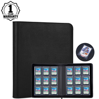 Carpeta de 9 Bolsillos para Tarjetas Coleccionables, Almacena 360 Tarjetas de 3x4 Pulgadas, Álbum de Almacenamiento de Doble Cara para Tarjetas Deportivas PKM TCG