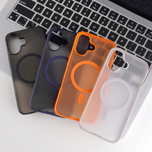 Mobile phone case for iPhone 17 with magnetic phone case for iPhone 16 n52 magnets use strong power mobile phone case frosted - Product Image 5