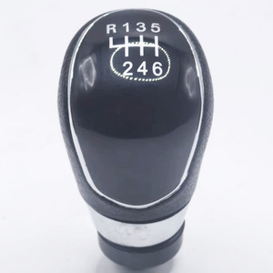 Ford Focus Gear <b>Shift</b> <b>Knob</b> 5 Speed 6 Speed Black Leather Manual Transmission Replacement Part - Product Image 4