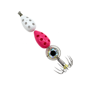 Leurre <span class=keywords><strong>LED</strong></span> pour la pêche nocturne aux calmars et aux crevettes, avec hameçon pour calamar, lumière flash phosphorescente pour la pêche en haute mer - Product Image 4