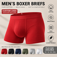 Sous-vêtements pour hommes en coton doux et respirant, grandes tailles, logo personnalisé, fabricant OEM, vente en gros pour hommes grands et corpulents