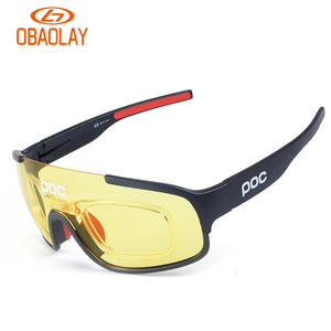 <span class=keywords><strong>Lunettes</strong></span> de cyclisme 2025 à monture noire <span class=keywords><strong>POC</strong></span>, <span class=keywords><strong>lunettes</strong></span> de sport polarisées UV400, gafas ciclismo route - Product Image 4