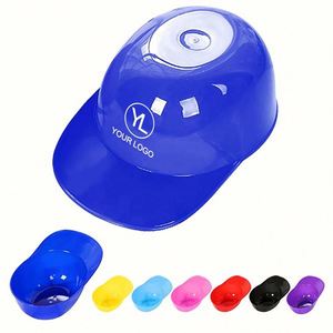 ภาชนะใส่อาหารพิมพ์ลายสกรีนแบบกำหนดเอง เป็นมิตรกับสิ่งแวดล้อม ปลอดสาร BPA สำหรับขนมขบเคี้ยวขนาดเล็ก ฝาพลาสติก PP รูปทรงหมวกเบสบอล สำหรับไอศกรีม - Product Image 1