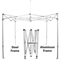 Tente de réception pliable personnalisée pour salon professionnel, exposition extérieure, abri pour événements