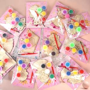 Kit di pittura fai-da-te in legno per animali per bambini - Set di giocattoli creativi per il disegno, regali educativi per le vacanze e i compleanni per bambini - Product Image 3