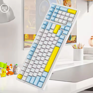 High Quality 100 Keys Layout Dual Mode Gaming Wireless <b>Keyboard</b> Mechanical <b>Keyboard</b> for Desktop PC - Product Image 6