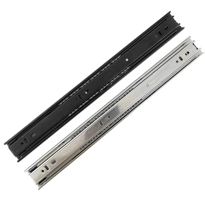 Tiroirs de cuisine à <span class=keywords><strong>canal</strong></span> télescopique à 3 volets, rails coulissants de tiroir à extension complète - Product Image 6