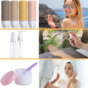 Ensemble de flacons de voyage essentiels 100 ml et en silicone avec bouchon anti-fuite, pour voyages d'affaires et activités de plein air, lot de kits d'emballage - Product Image 4