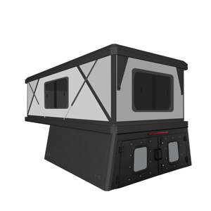 Camper de camionnette demi-porte manuel étanche pour extérieur, en alliage <span class=keywords><strong>d</strong></span>'aluminium, pour Ranger Hilux <span class=keywords><strong>D</strong></span>-Max, idéal pour le camping tout-terrain (OEM) - Product Image 5