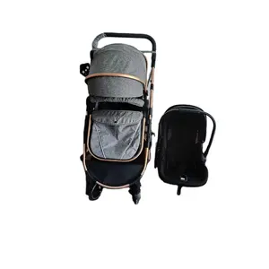 Poussette bébé portable confortable en 1888 landau pliant facile pour nouveau-né - Product Image 1