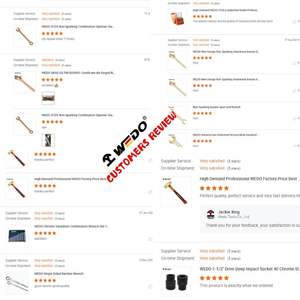 Chiave a Bussola Profonda WEDO in Acciaio al Cromo Vanadio, Attacco da 3/8 Pollici, 6 Punte - Product Image 4