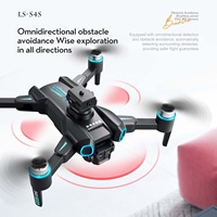 Drone S4S avec évitement d'obstacles à 360 degrés et vol stationnaire par flux optique, quadricoptère à clôture électronique