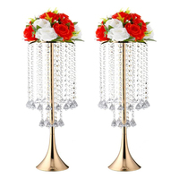 Artificia Fleurs Or Grand Candélabre De Mariage Fleur Centres De Table Décorations