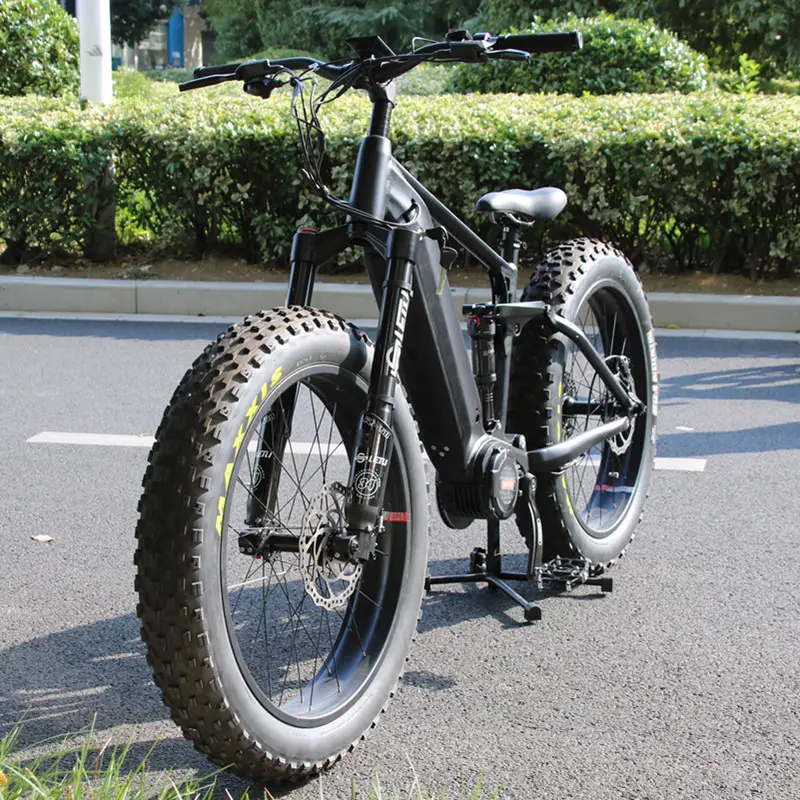 Vélo électrique à entraînement central, 48v, 2023 w, à suspension complète, le plus populaire, 1000