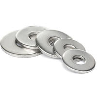 Fastener 304 316 Stainless Steel in Stock Flat Round Washer for Bolt DIN125