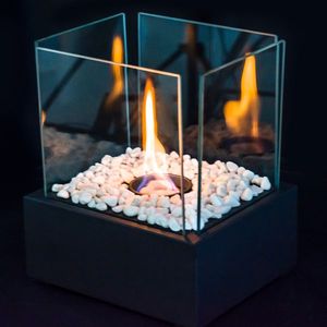 Meilleur <span class=keywords><strong>prix</strong></span> Mini cheminée de table manuelle personnalisée en métal à combustible au <span class=keywords><strong>bio</strong></span>éthanol utilisation intérieure et extérieure avec chauffage à flamme véritable - Product Image 4